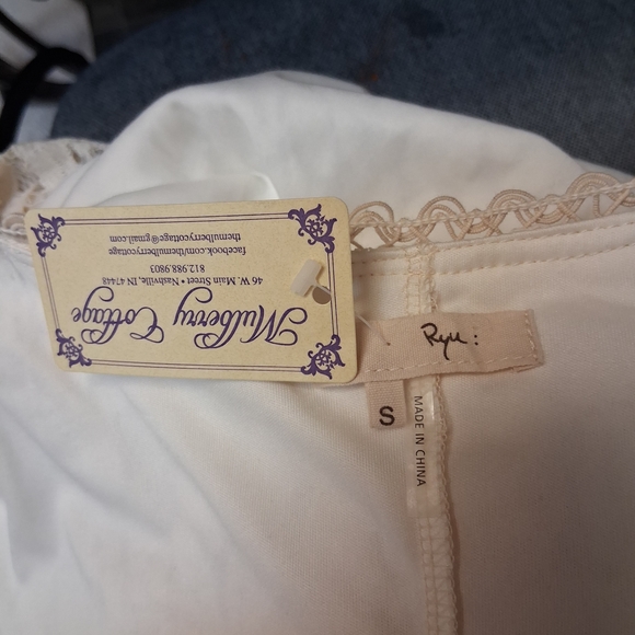 Ryu Cream Lace High Low Dress Size S - Picture 2 of 16